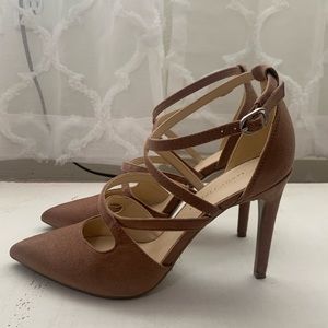 Marc Fisher 6.5 pink strap heels